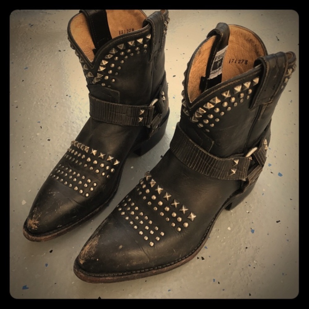 FRYE billy biker shirt boot 7.5
